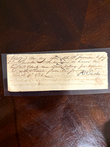 1917 handwritten promissory - handwritten,
