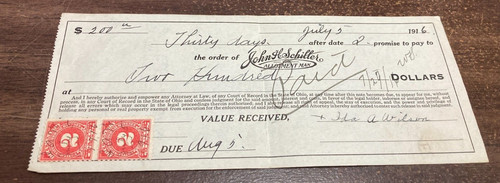 Kappystamps 1916 promissory - kappystamps,