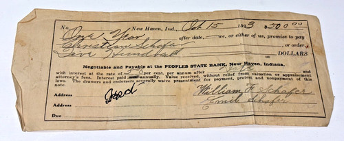 1923 bank loan - 1923,